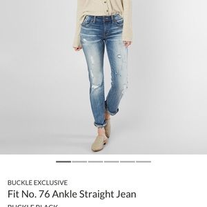 Buckle black fit 76 ankle straight size 36